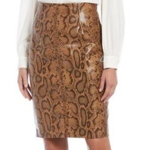 🎩🗝️ NWT Antonio Melanie Real Leather Skirt. Size XS